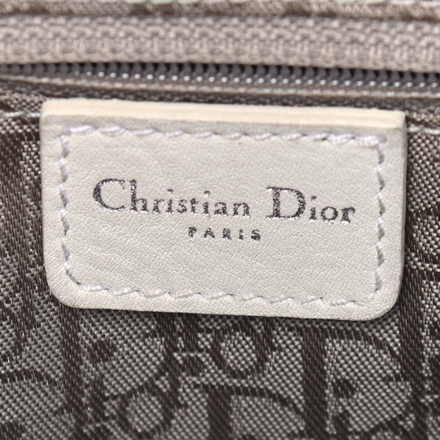 Christian Dior Cannage Stitched Tote White 6 of 9