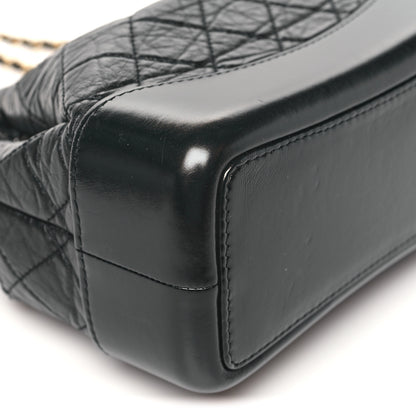 Chanel Aged Calfskin Quilted Small Gabrielle Backpack Black 8 of 9
