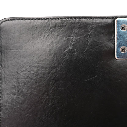 Chanel Glazed Calfskin Quilted Medium Chain Around Boy Flap Black 11 of 12