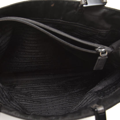 Prada Tessuto Nylon Chain Tote Black 1 of 9