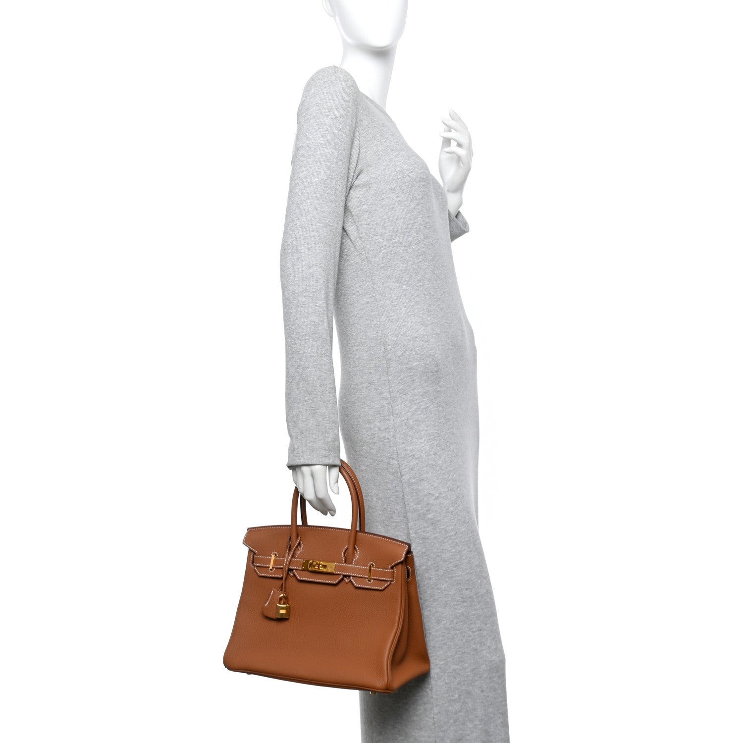 Hermes Togo Birkin 30 Gold 2 of 15