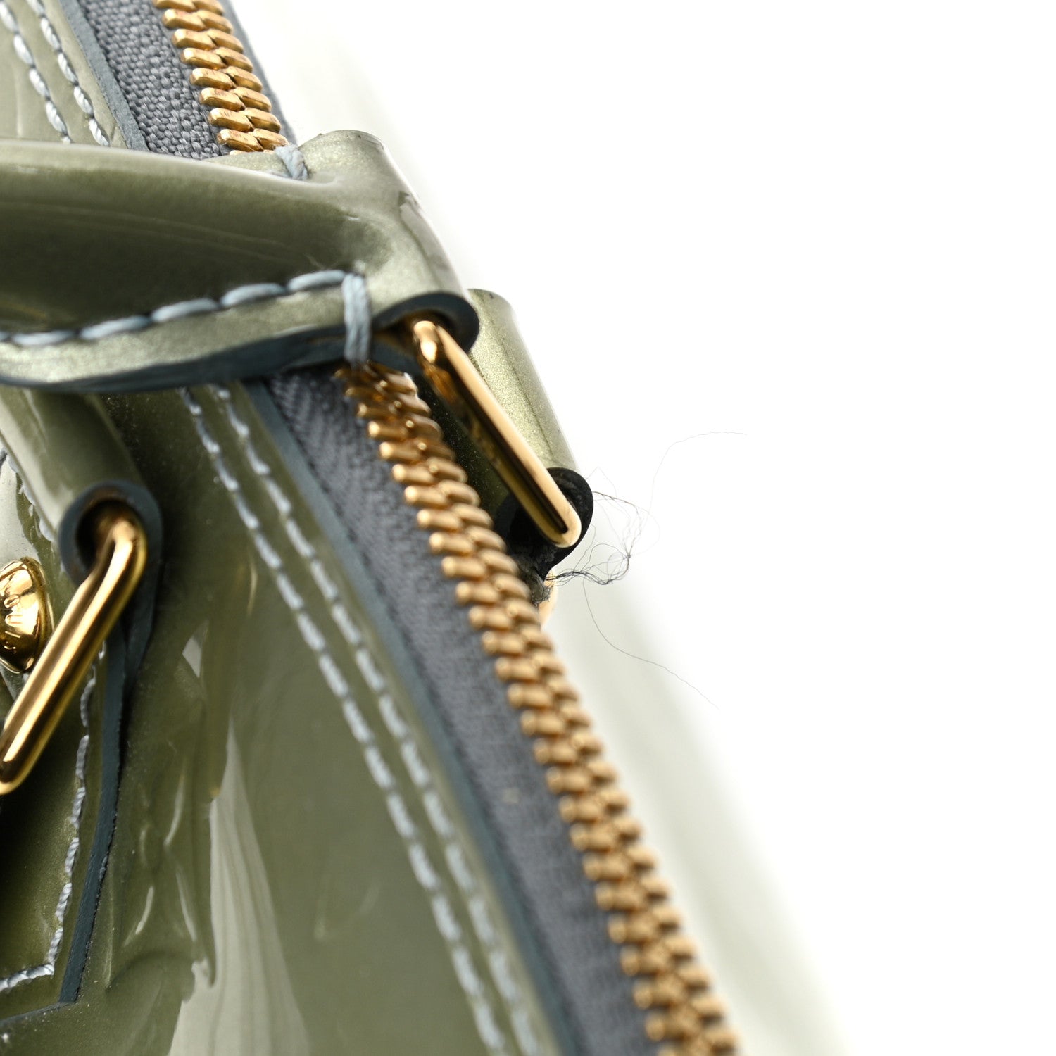 Louis Vuitton Vernis Alma MM Givre 9 of 9