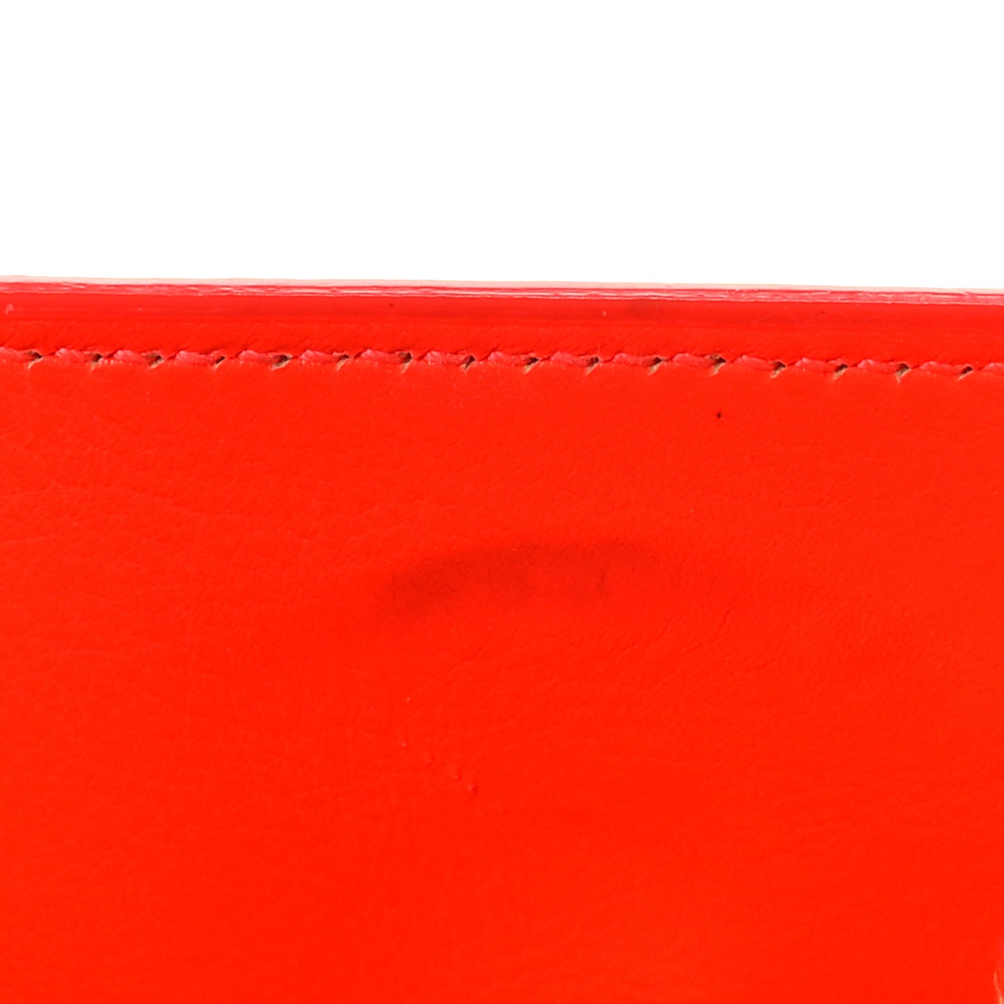 Calfskin Small Sac De Jour Neon Orange