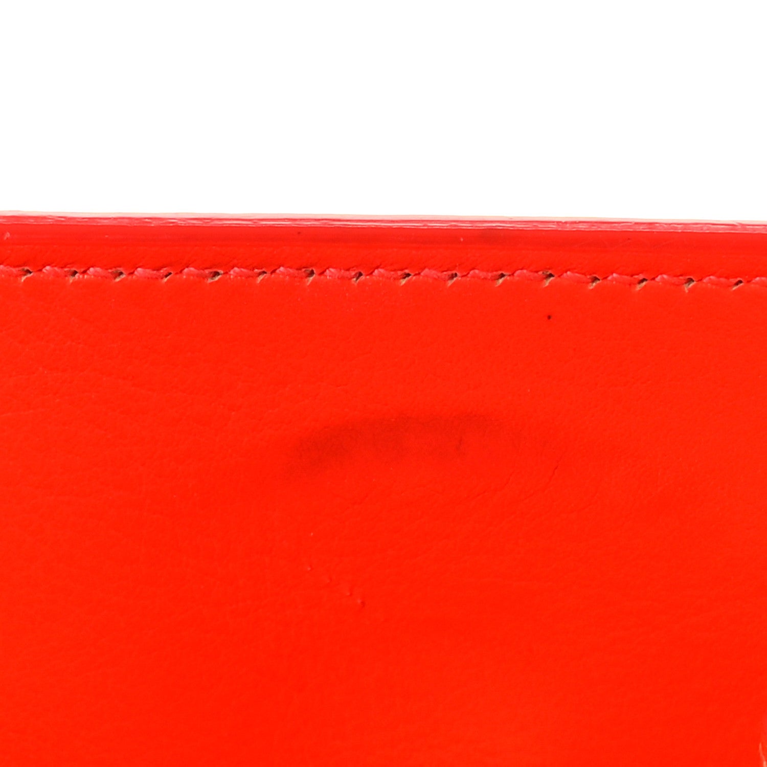 Saint Laurent Calfskin Small Sac De Jour Neon Orange 9 of 10