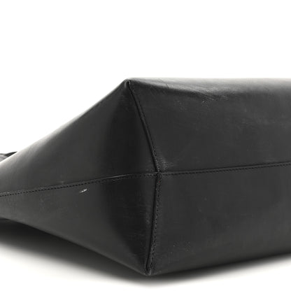 Mansur Gavriel Calfskin Shopping Tote Black Flamma 9 of 17