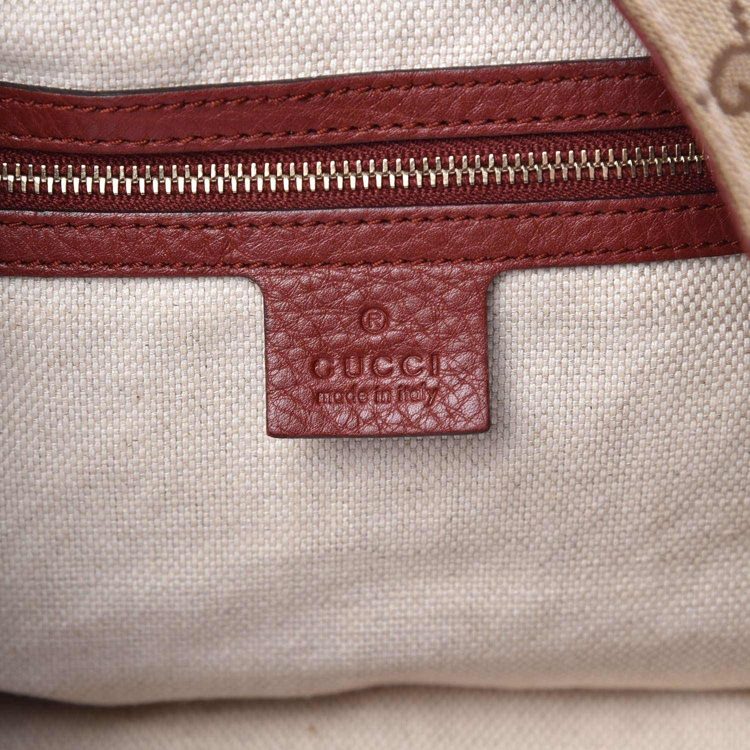 Gucci Monogram Web Medium Dressage Hobo Red 7 of 8