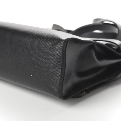 Hermes Toile H Berline Vache Hunter Herbag Zip PM 31 Black Ecru 7 of 9
