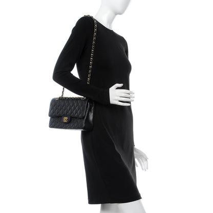Chanel Caviar Quilted Medium Double Flap Black 3 of 8