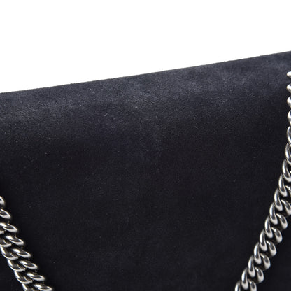 Gucci Suede Crystal Small Dionysus Shoulder Bag Black 9 of 11