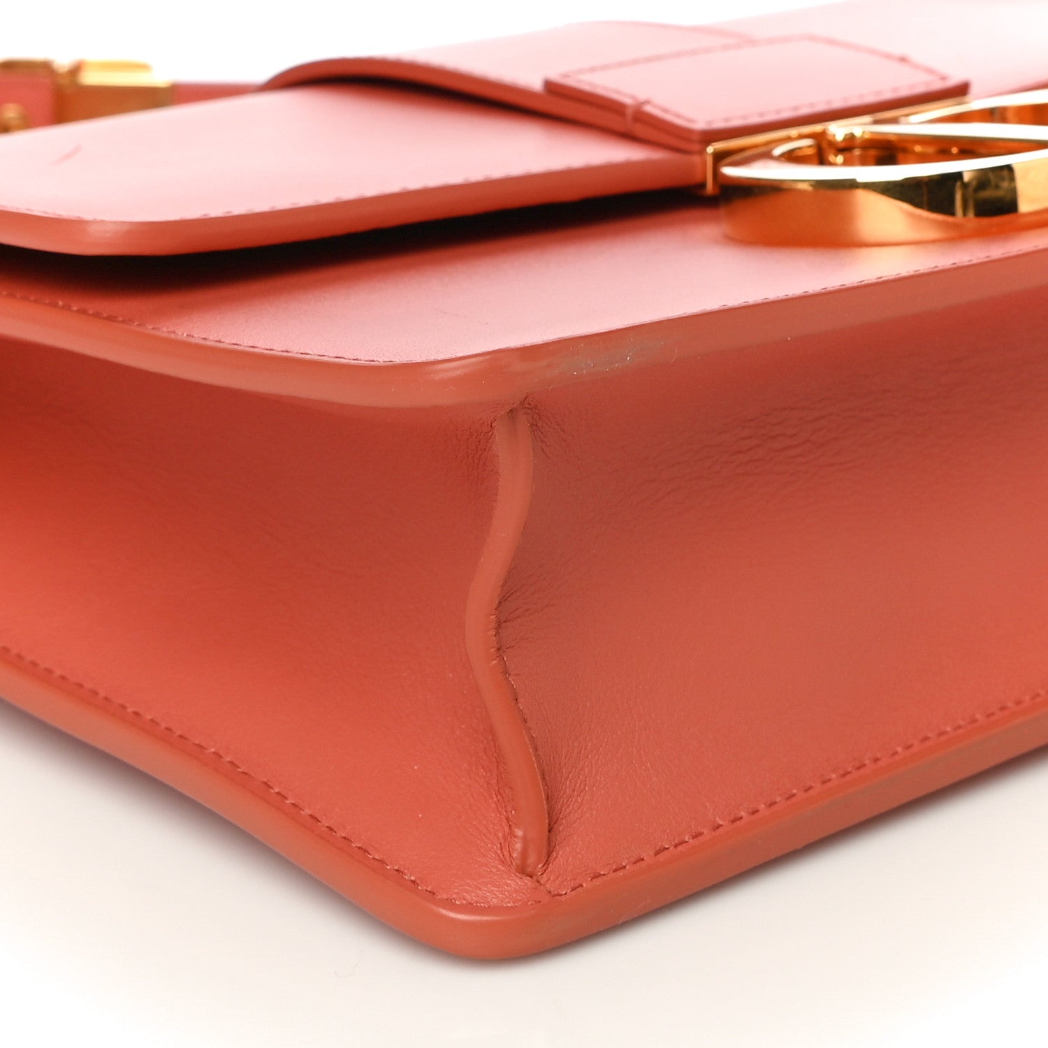 Christian Dior Smooth Calfskin 30 Montaigne Flap Bag Indian Red 8 of 13