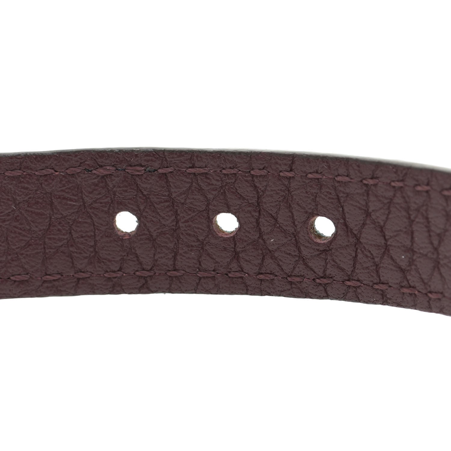 Louis Vuitton Taurillon LV Initiales Reversible Bracelet Bordeaux Bleuet 6 of 8