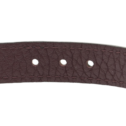 Louis Vuitton Taurillon LV Initiales Reversible Bracelet Bordeaux Bleuet 6 of 8