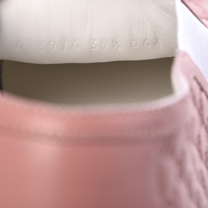 Gucci Soft Microguccissima Womens Slip On Sneakers 39.5 Soft Pink White 9 of 10