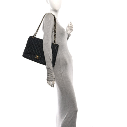Chanel Caviar Maxi Single Flap Black 2 of 11