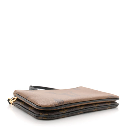 Louis Vuitton Reverse Monogram Giant Double Zip Pochette 4 of 11
