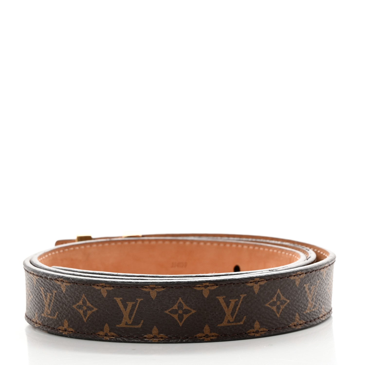 Louis Vuitton Monogram 25mm LV Initiales Belt 85 34 2 of 7
