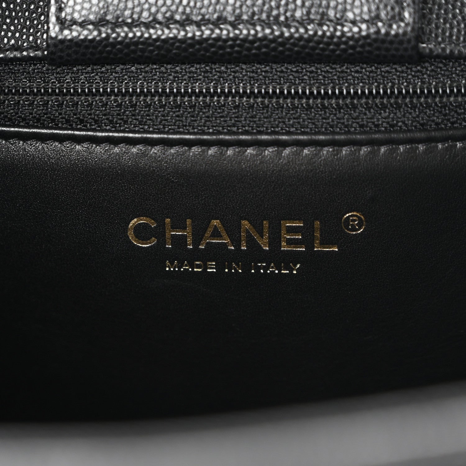 Chanel Caviar Quilted Small Shopping Tote Black 5 of 9