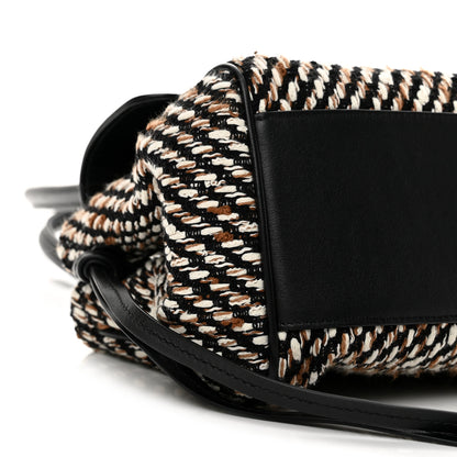 Chanel Tweed Calfskin Urban Essentials Small Shopping Bag Black Multicolor 9 of 10