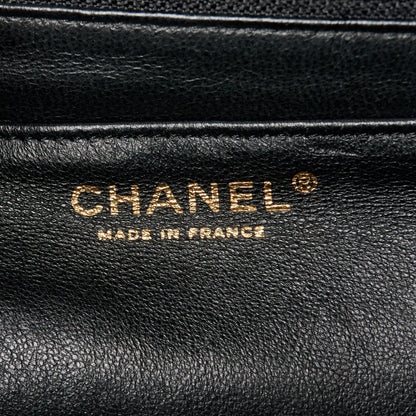 Chanel Caviar Quilted Maxi Single Flap Black 7 of 11