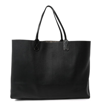 Gucci GG Supreme Monogram Large Reversible Tote Beige Black 9 of 14