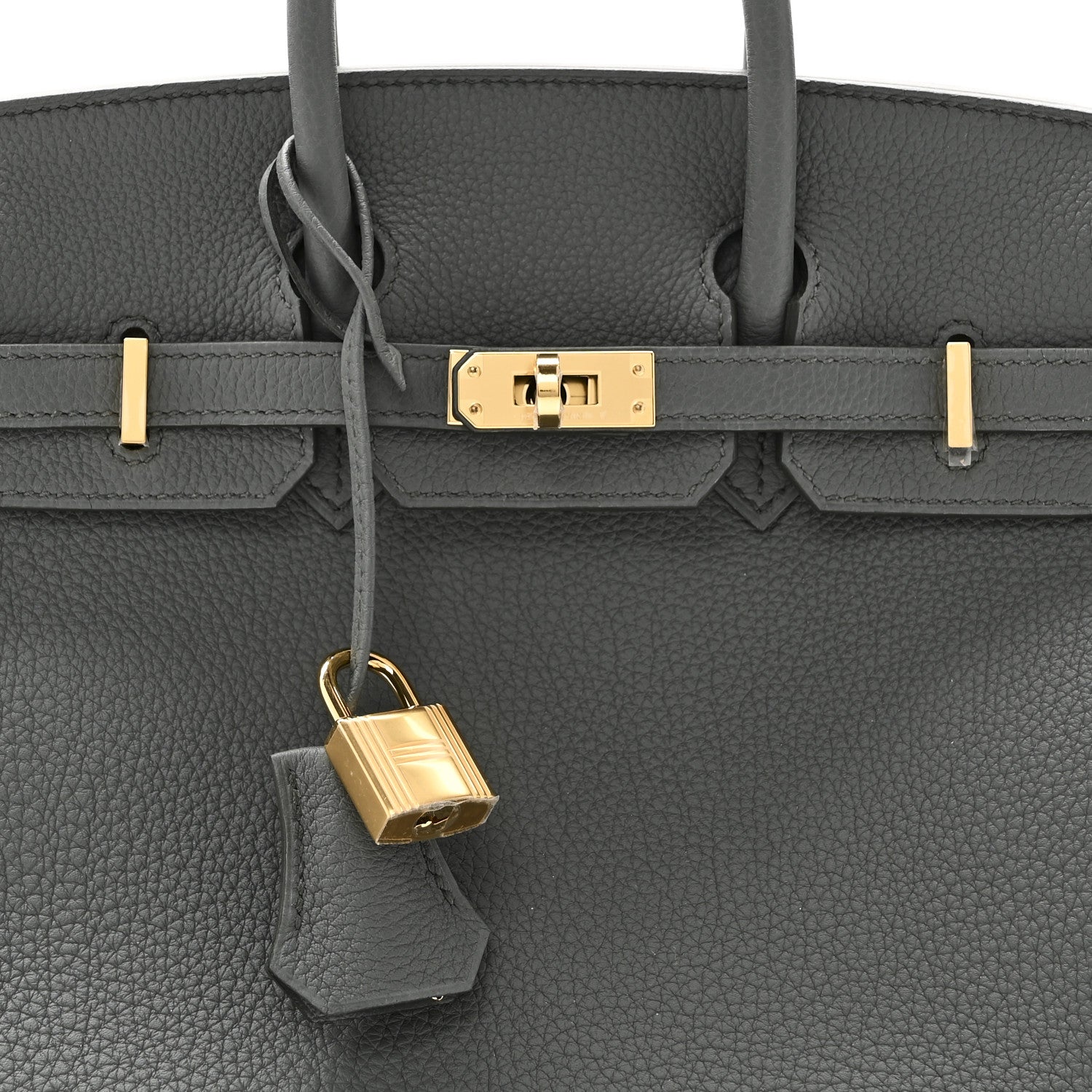 Hermes Togo Birkin 25 Vert Amande 8 of 11