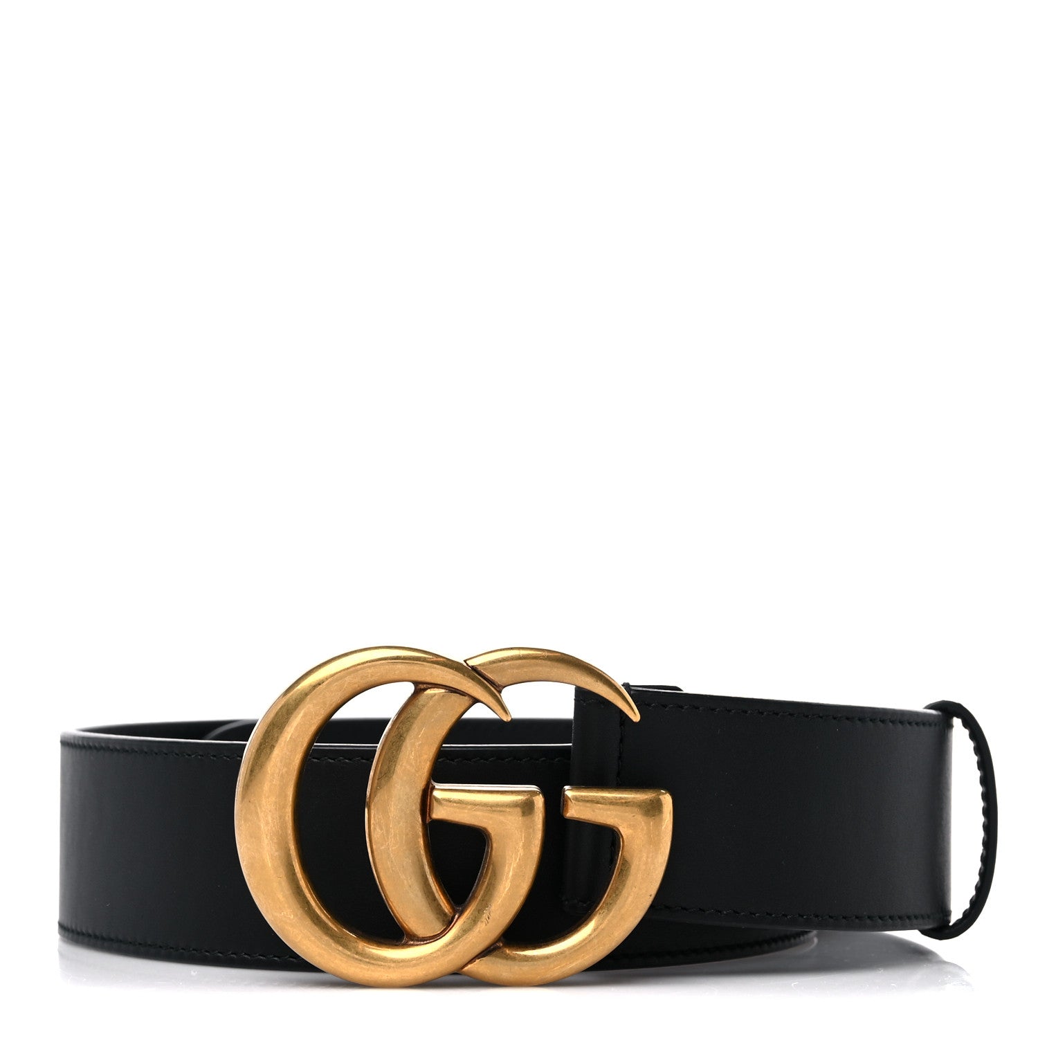 Gucci Calfskin Double G 40mm Belt 65 26 Black 1 of 5