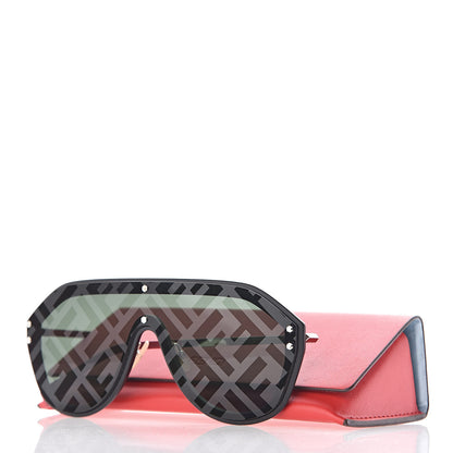 Fendi FF Fabulous Shield Sunglasses FF M0039/G/S Black 8 of 8