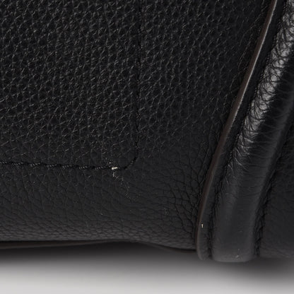 Celine Drummed Calfskin Mini Luggage Black 9 of 14