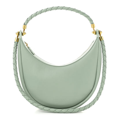 Bottega Veneta Smooth Calfskin Hula Hoop Shoulder Bag New Sauge 1 of 9