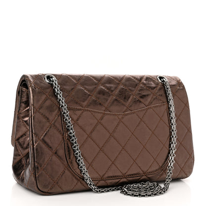 Chanel Metallic Aged Calfskin Quilted 2.55 Reissue 227 Flap Bronze 3 of 10
