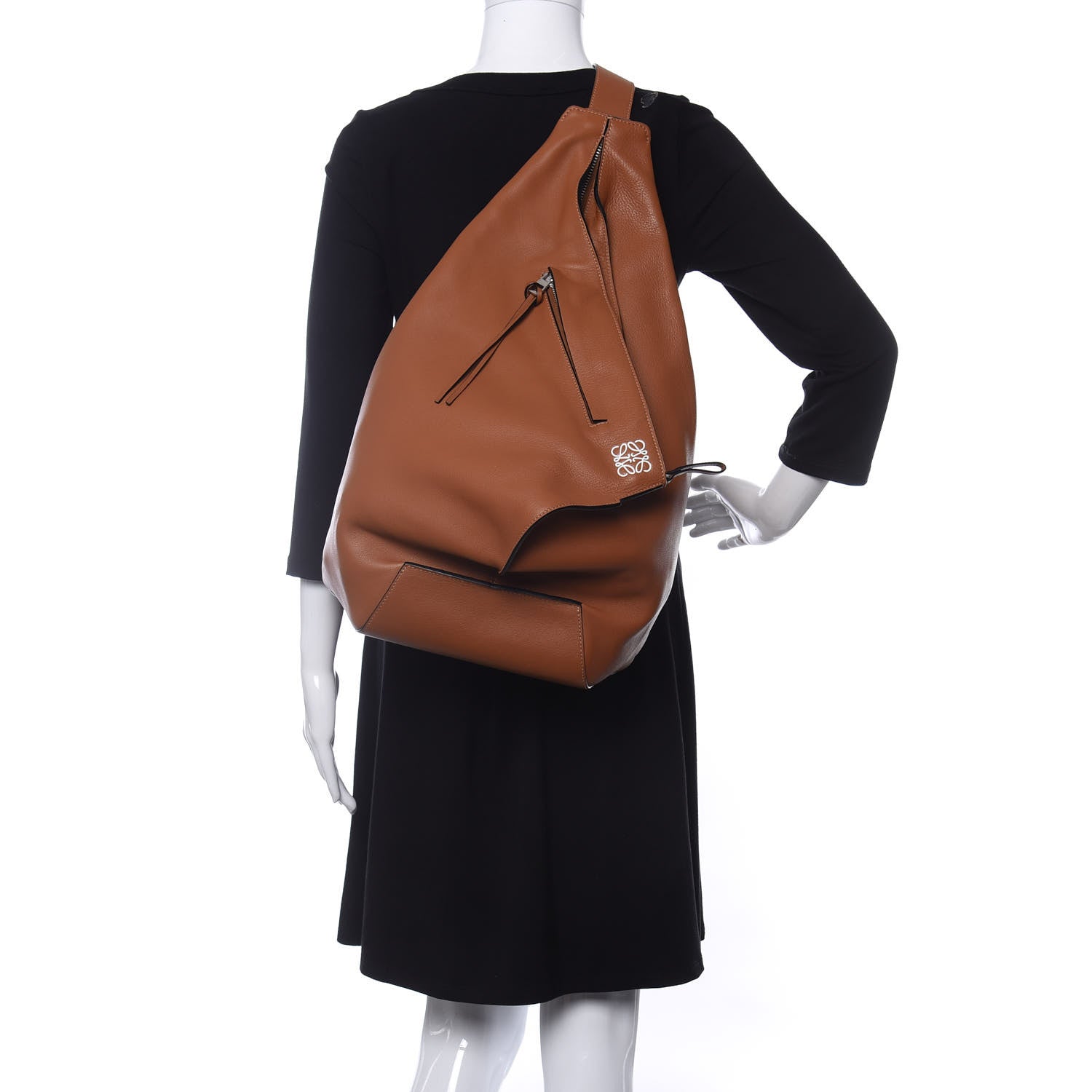 Loewe Calfskin Anton Backpack Tan 766911 – FASHIONPHILE