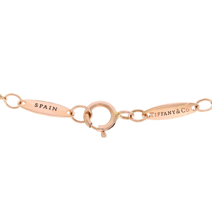 Tiffany 18K Rose Gold Elsa Peretti Letter J Pendant Necklace 4 of 4