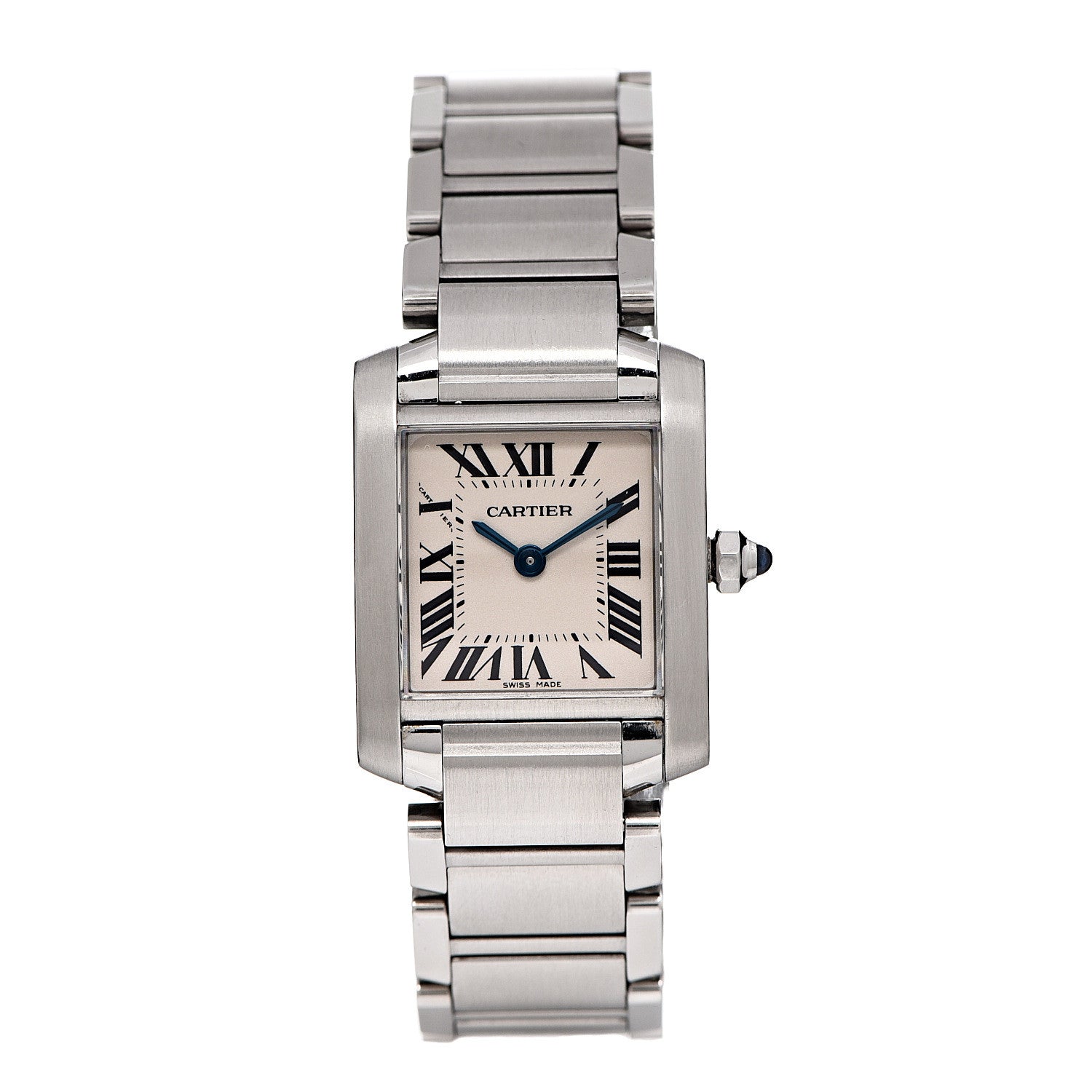 Cartier Stainless Steel 20mm Tank Francaise Quartz Watch 1 of 8