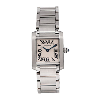 Cartier Stainless Steel 20mm Tank Francaise Quartz Watch 1 of 8