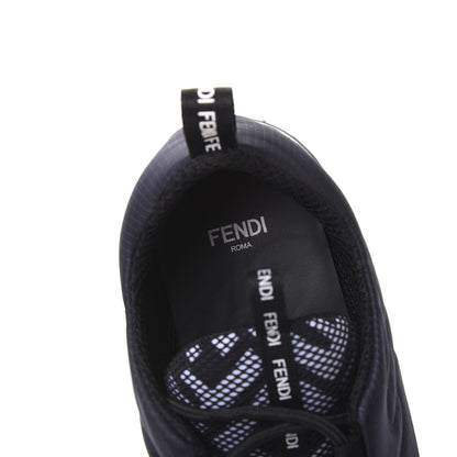 Fendi Nylon Womens FFreedom Sneakers 41 Blue Scuro Black White 7 of 11