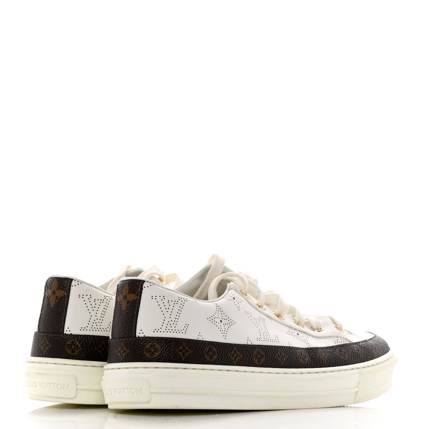Monogram Womens Stellar Sneakers 37.5 White