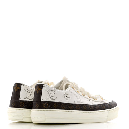 Louis Vuitton Monogram Womens Stellar Sneakers 37.5 White 4 of 8