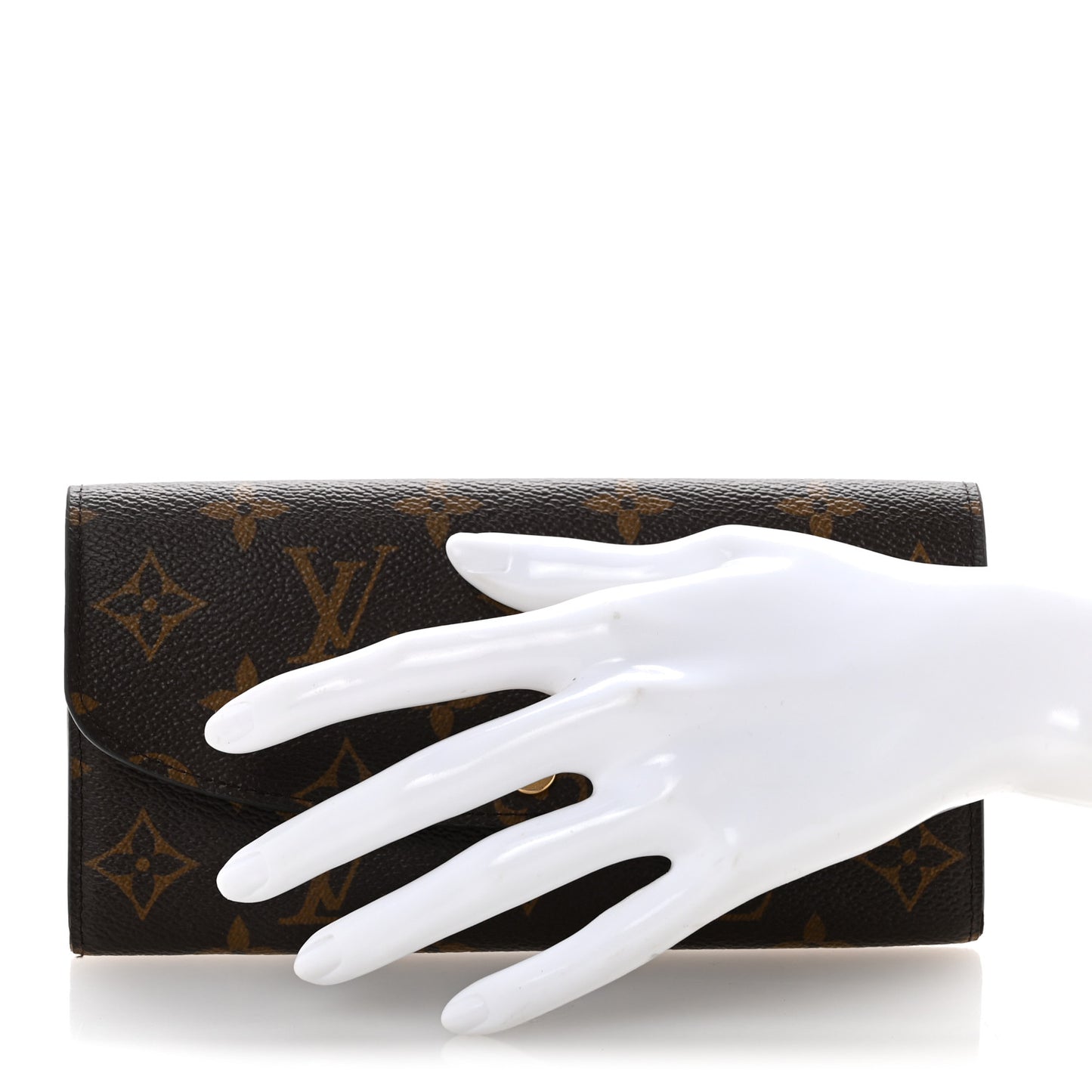 Monogram Emilie Wallet Rose Ballerine
