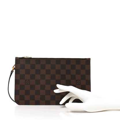 Louis Vuitton Damier Ebene Neverfull MM GM Pochette 2 of 6