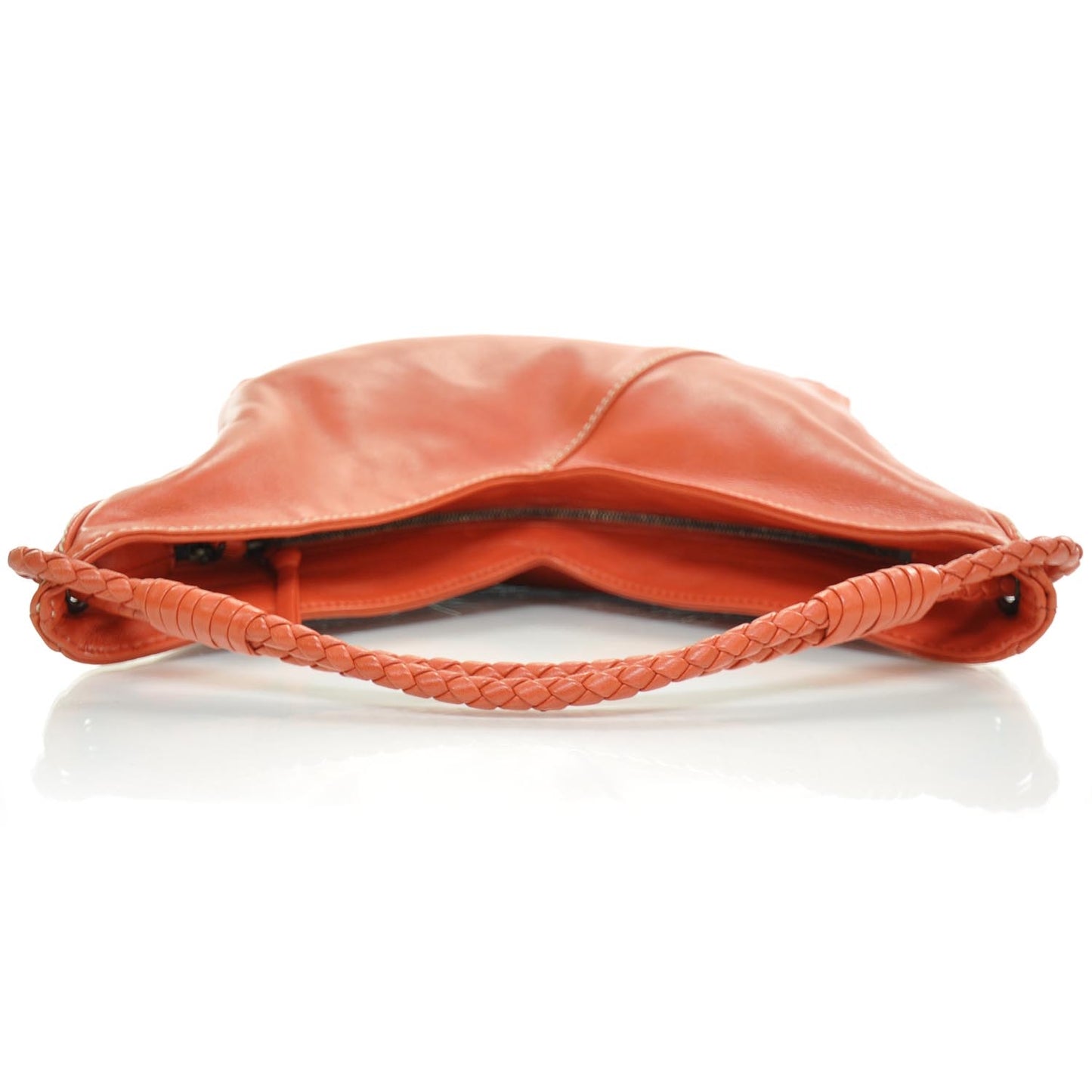 Leather Hobo Orange