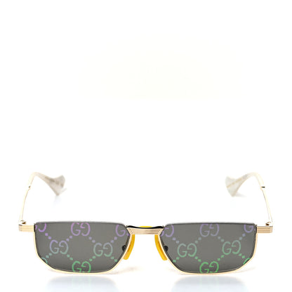 Gucci Metal Logo Sunglasses GG0627S Gold 2 of 8
