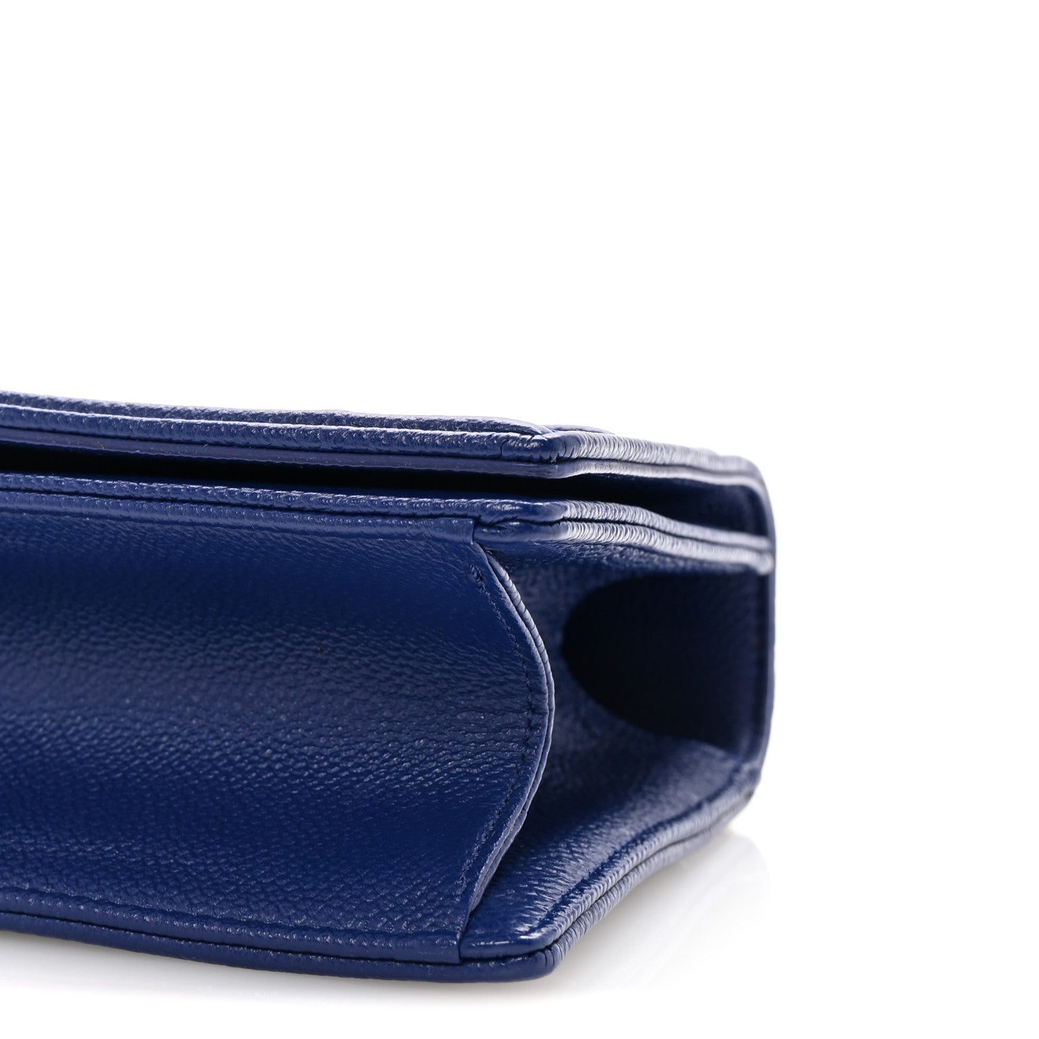 Christian Dior Grained Calfskin Medium Diorama Flap Bag Blue 9 of 9