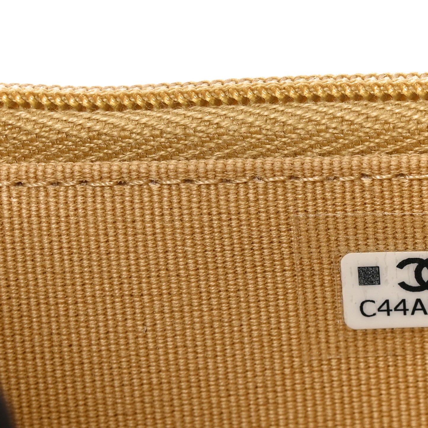 Metallic Caviar Quilted Flap Card Holder Wallet Gold