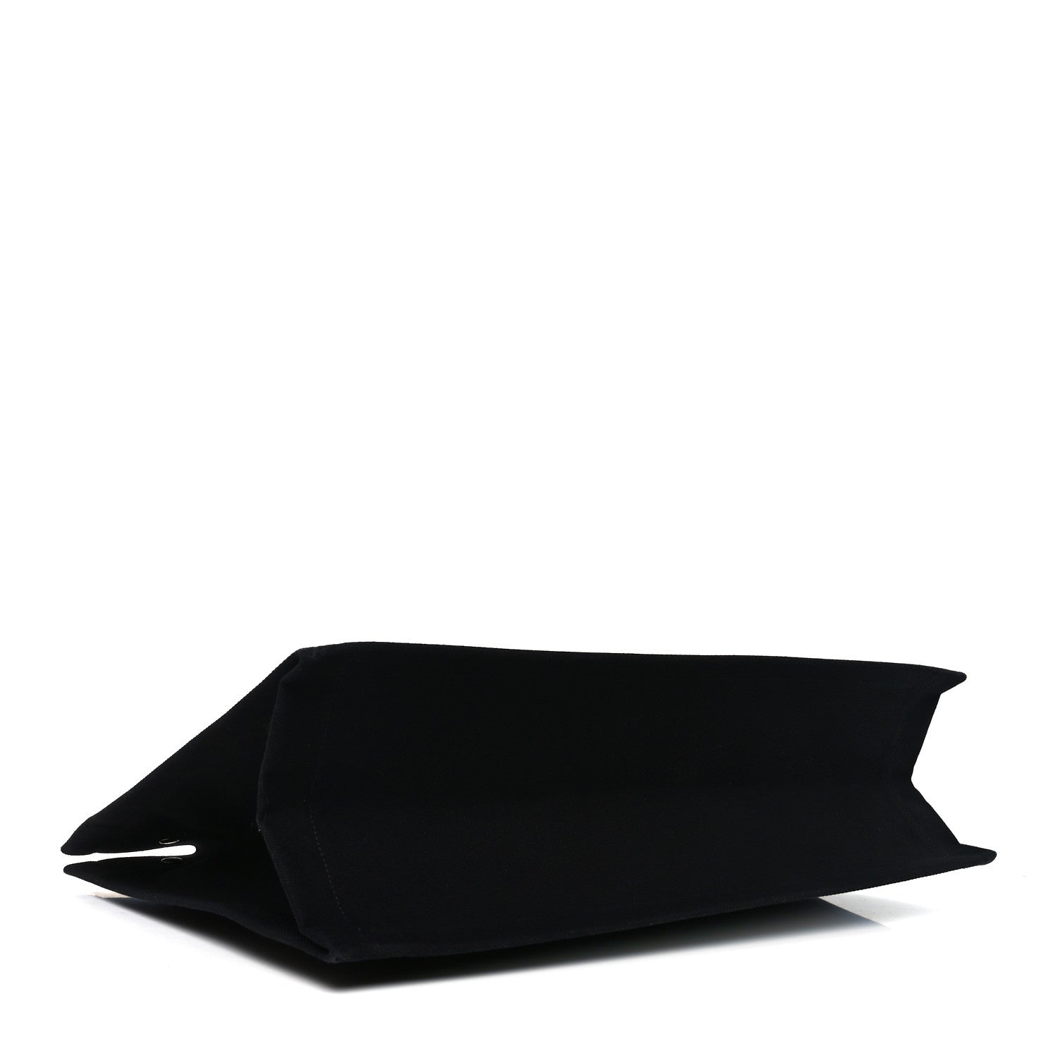 Saint Laurent Linen Calfskin Rive Gauche Tote Black 4 of 9