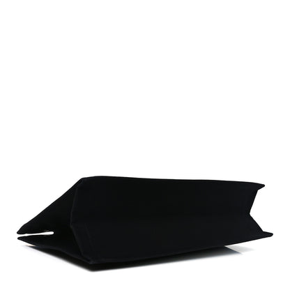 Saint Laurent Linen Calfskin Rive Gauche Tote Black 4 of 9