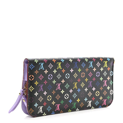 Louis Vuitton Monogram Multicolor Insolite Wallet Black Violet 3 of 9