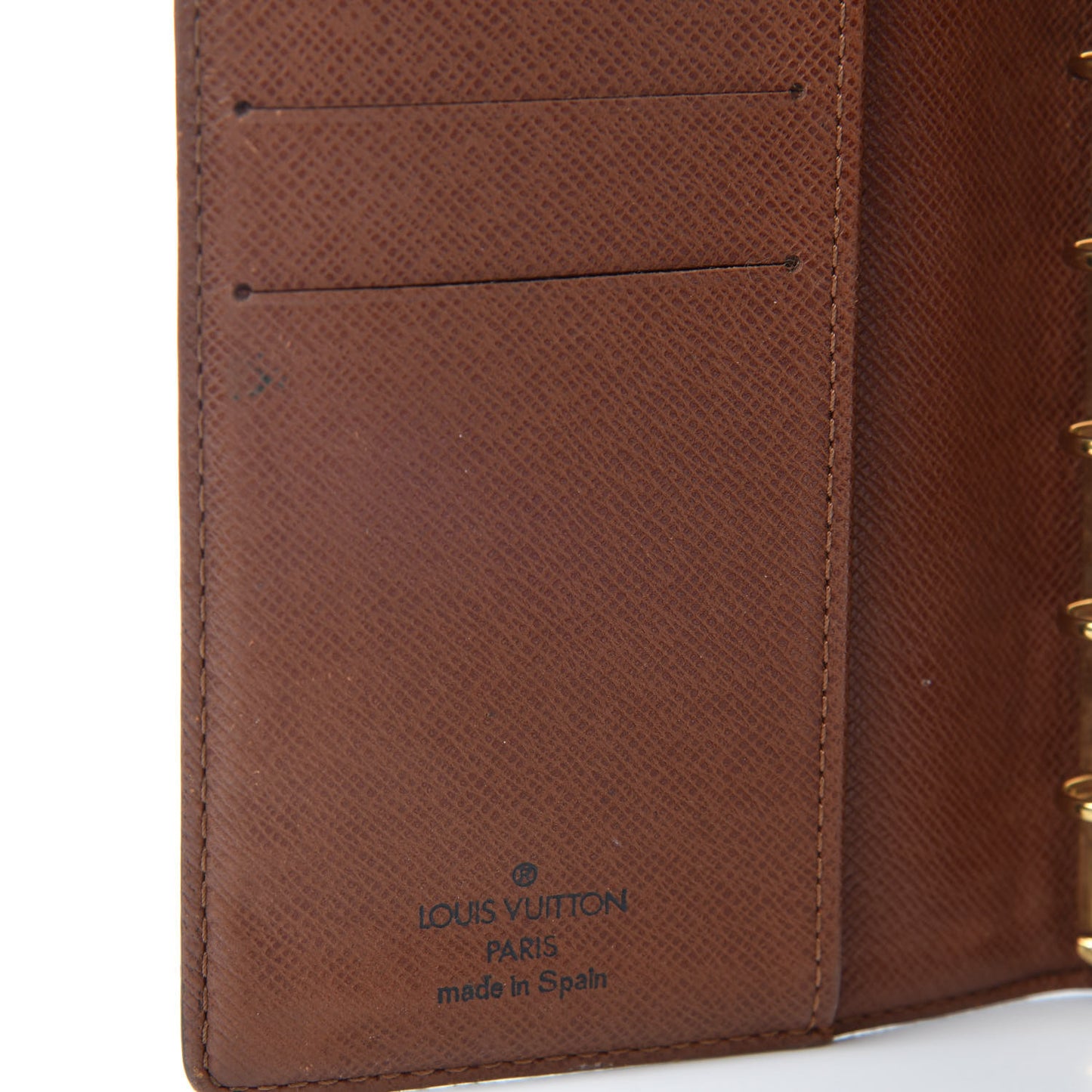 Monogram Small Ring Agenda Cover