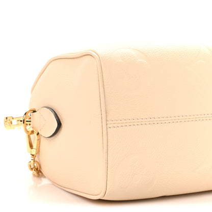 Louis Vuitton Empreinte Monogram Giant Speedy Bandouliere 20 Creme 8 of 10