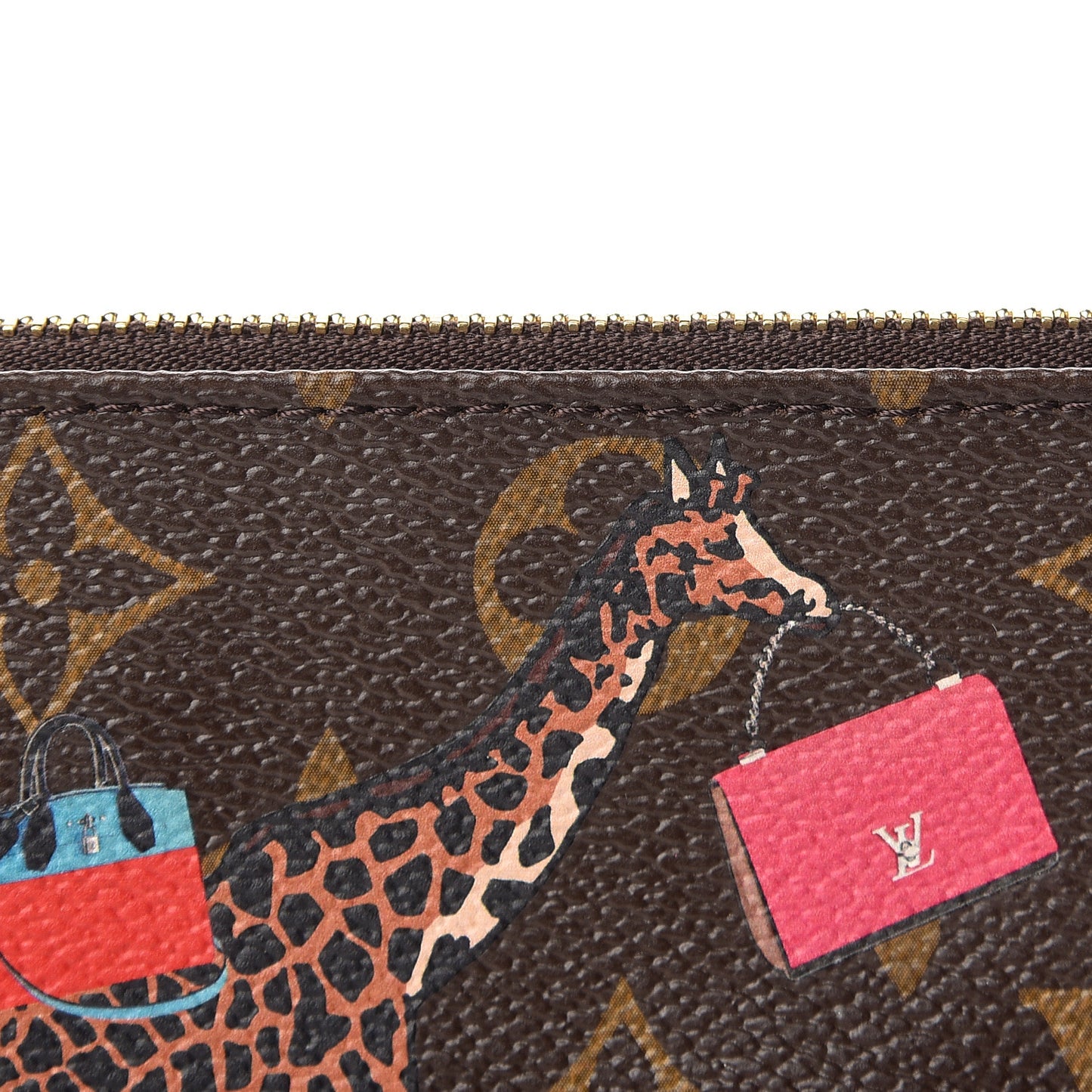 Monogram 2017 Christmas Animation Mini Pochette Accessories