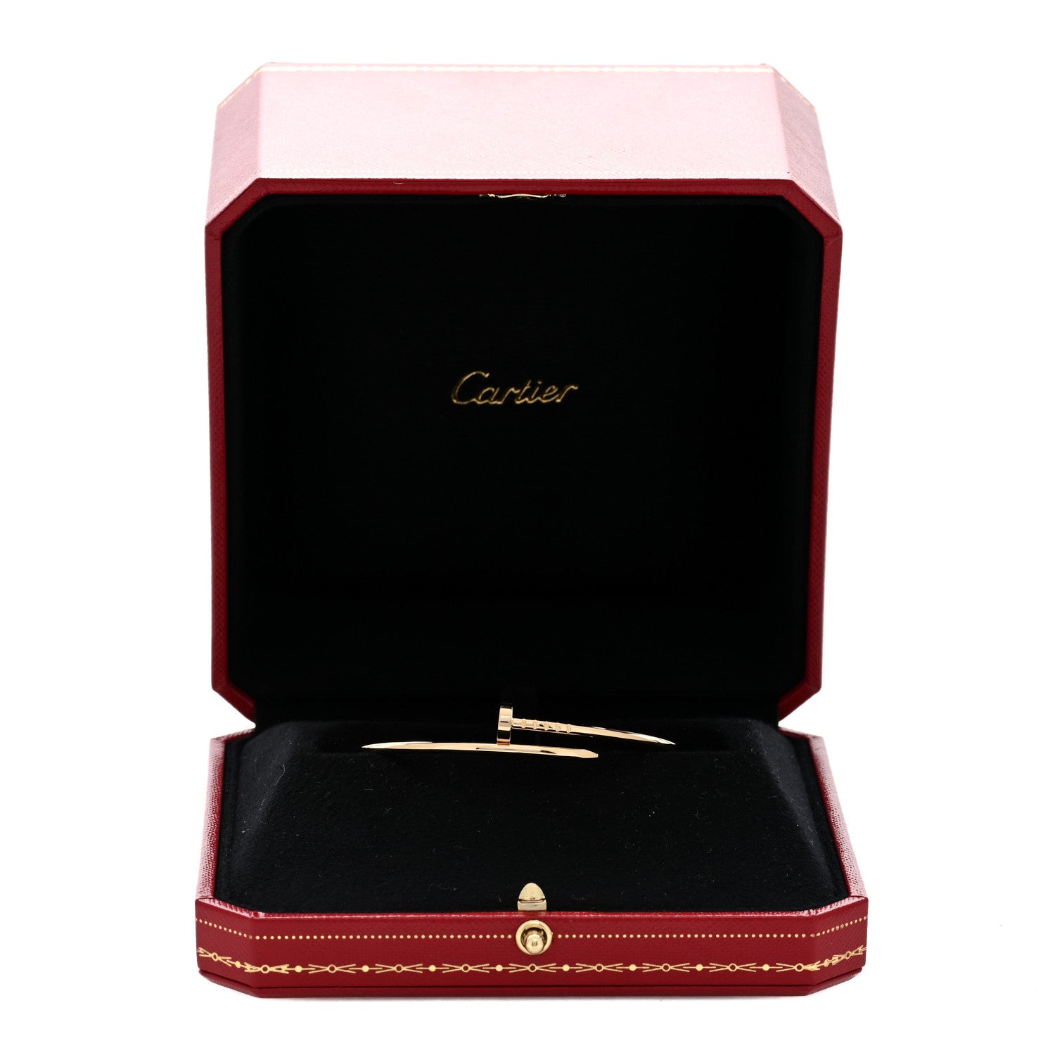 Cartier 18K Yellow Gold Small Juste Un Clou Bracelet 17 4 of 4